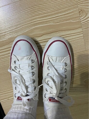 38 Beden beyaz Renk Converse all star