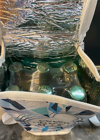 Soğuk Filtreli  Saklama Çantası Gri-Beyaz - Görsel 4