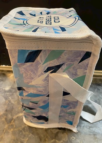 Soğuk Filtreli  Saklama Çantası Gri-Beyaz - Görsel 2