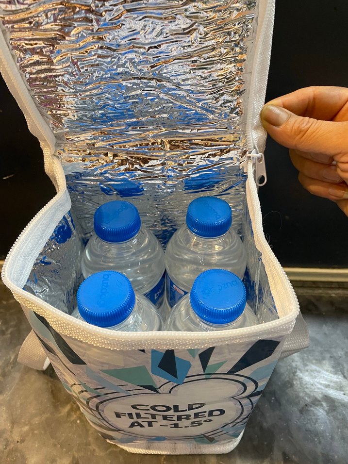 Soğuk Filtreli  Saklama Çantası Gri-Beyaz - Görsel 3