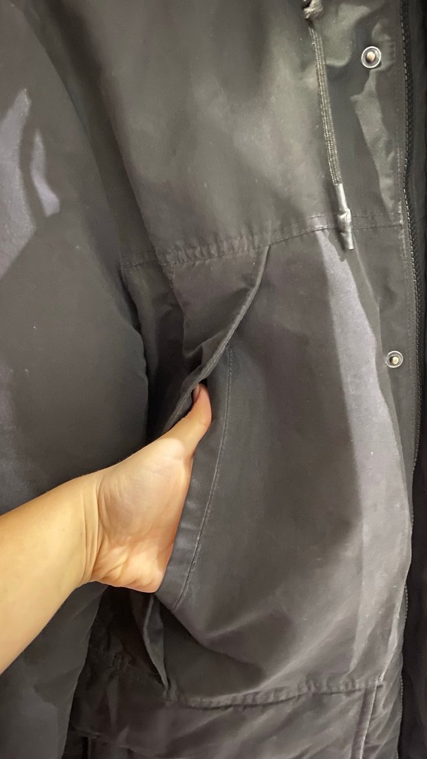 Siyah Erkek Mont - Görsel 4