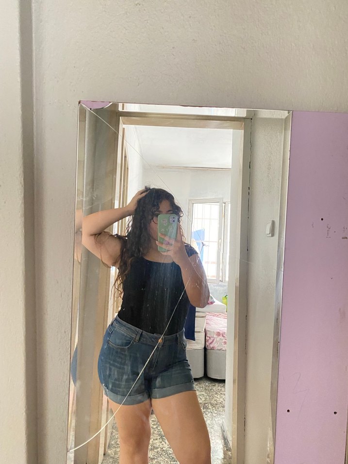 Kadın Kot Şort - Görsel 4