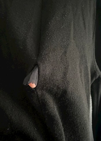 Siyah balıkçı yaka elbise - Görsel 7