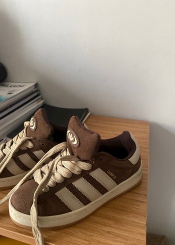 Kahverengi Süet Kadın Spor Ayakkabısı - Görsel 4