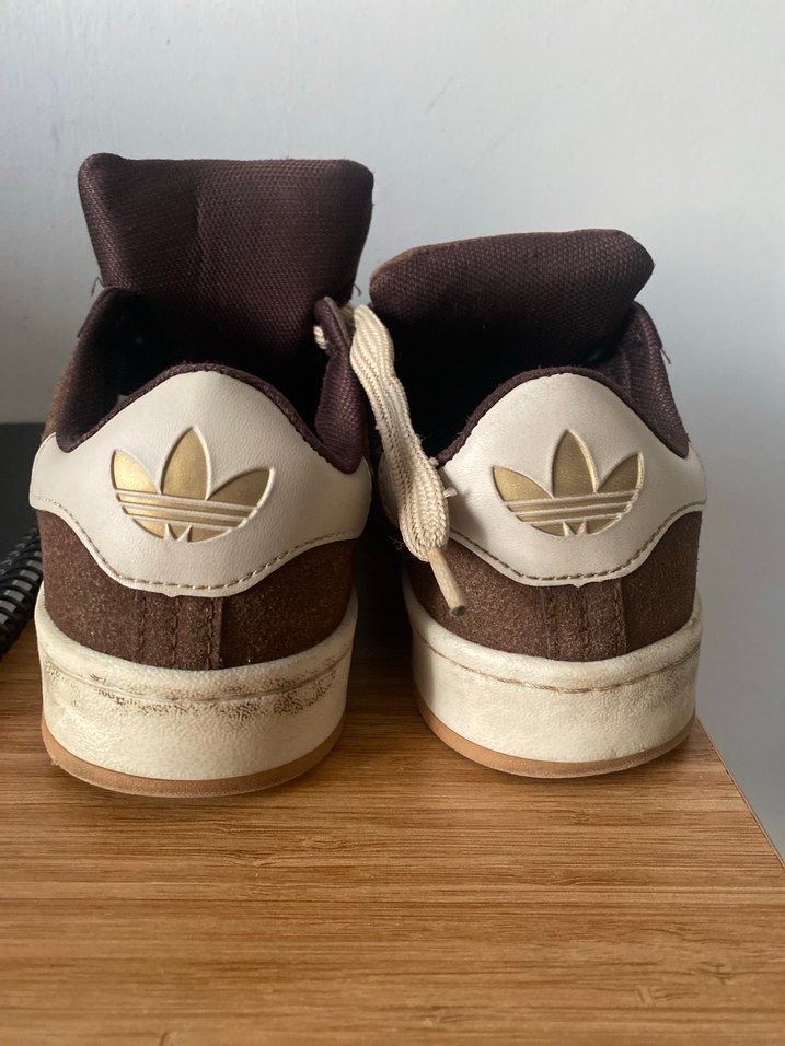 Kahverengi Süet Kadın Spor Ayakkabısı - Görsel 5