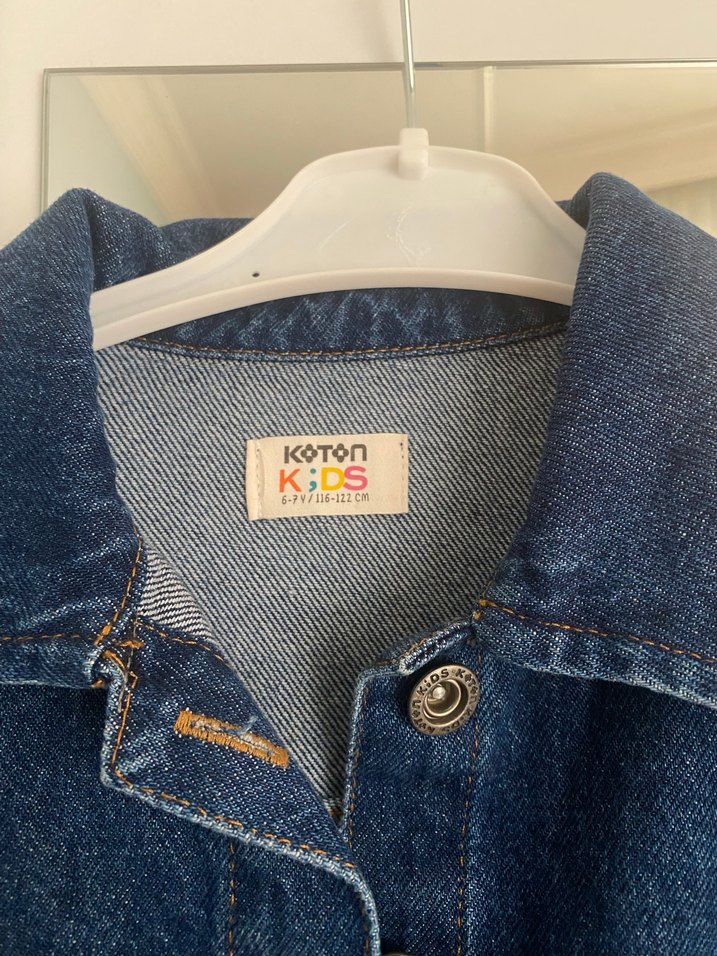 çocuk kot elbise - Görsel 2