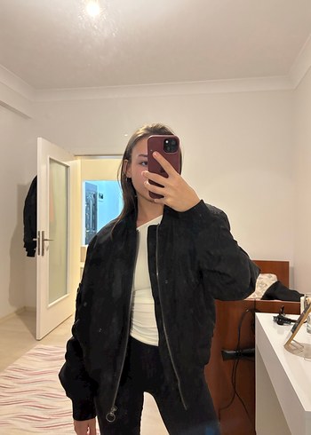 Bershka Siyah bomber ceket