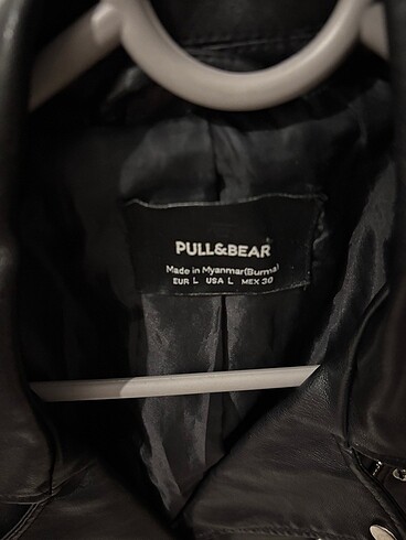 l Beden Pull&Bear deri ceket