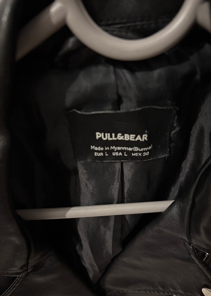 Pull&Bear deri ceket - Görsel 3