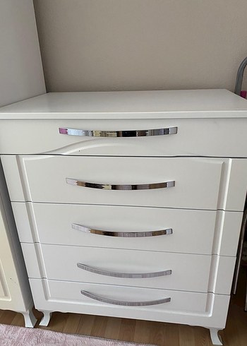 Beyaz Çocuk Gardırop 4 Kapılı - Görsel 5