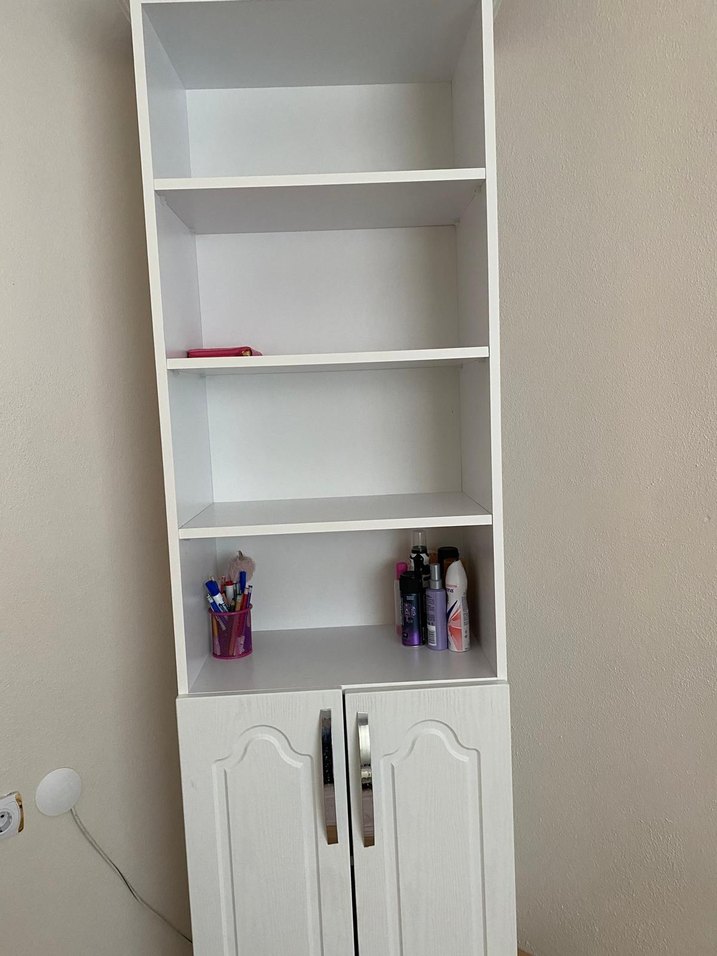 Beyaz Çocuk Gardırop 4 Kapılı - Görsel 3