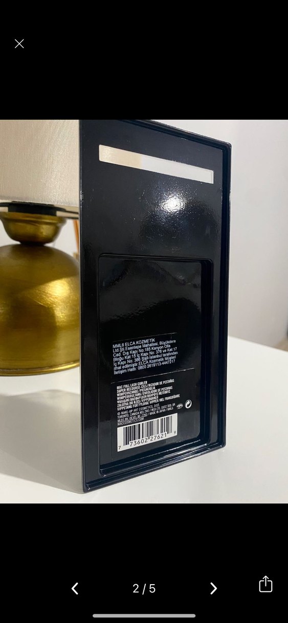 MAC Siyah Kirpik Kıvırıcı - Görsel 2