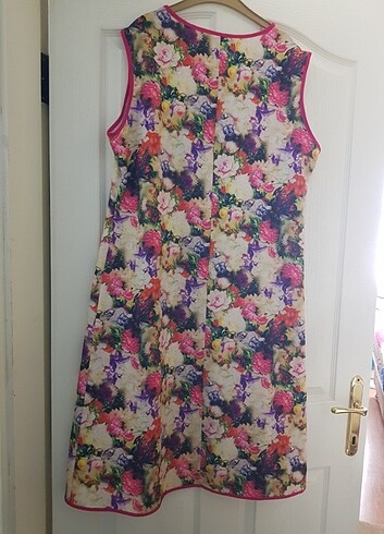 44 Beden çiçekli yazlık elbise bluz