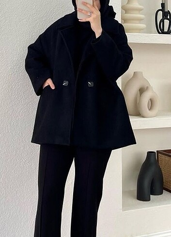 m Beden siyah Renk Blazer kaşe ceket 