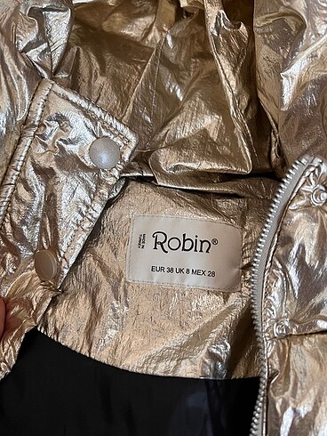 Robin Metalik gold mont
