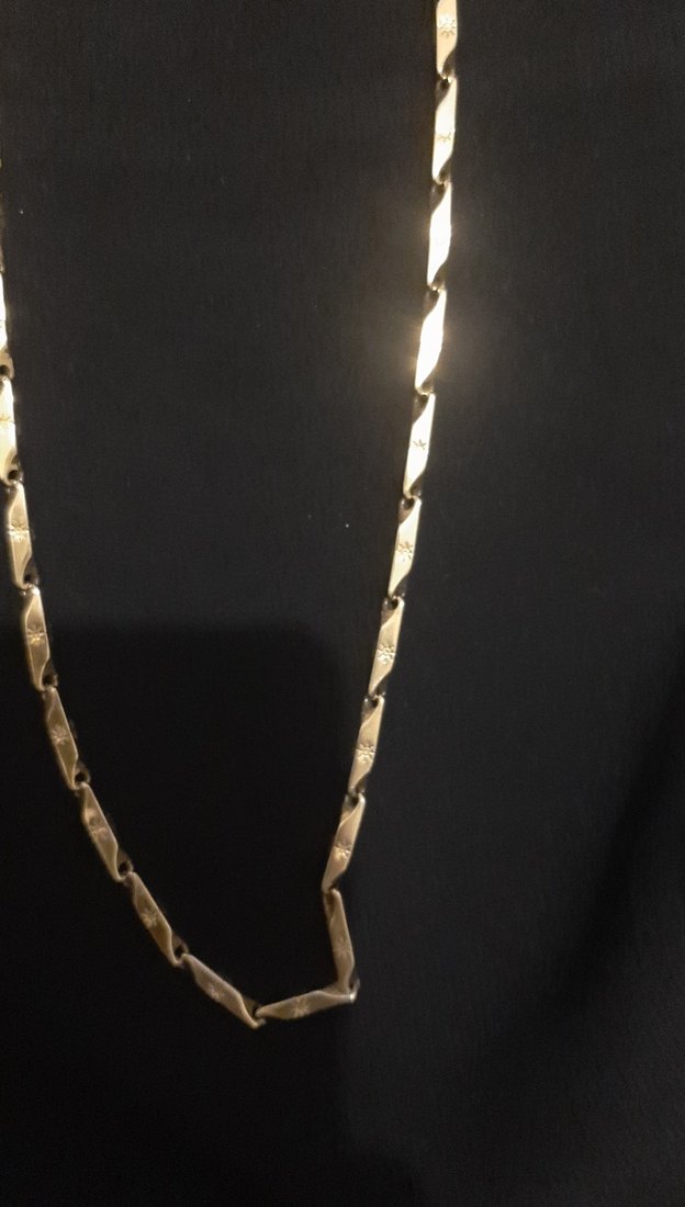 Altın Renk Zincir Detaylı Kadın Kolye - Görsel 2