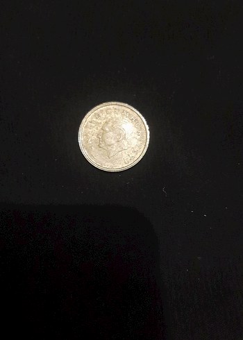 Altın Renkli Vintage 50 Lira Rozet - Görsel 2