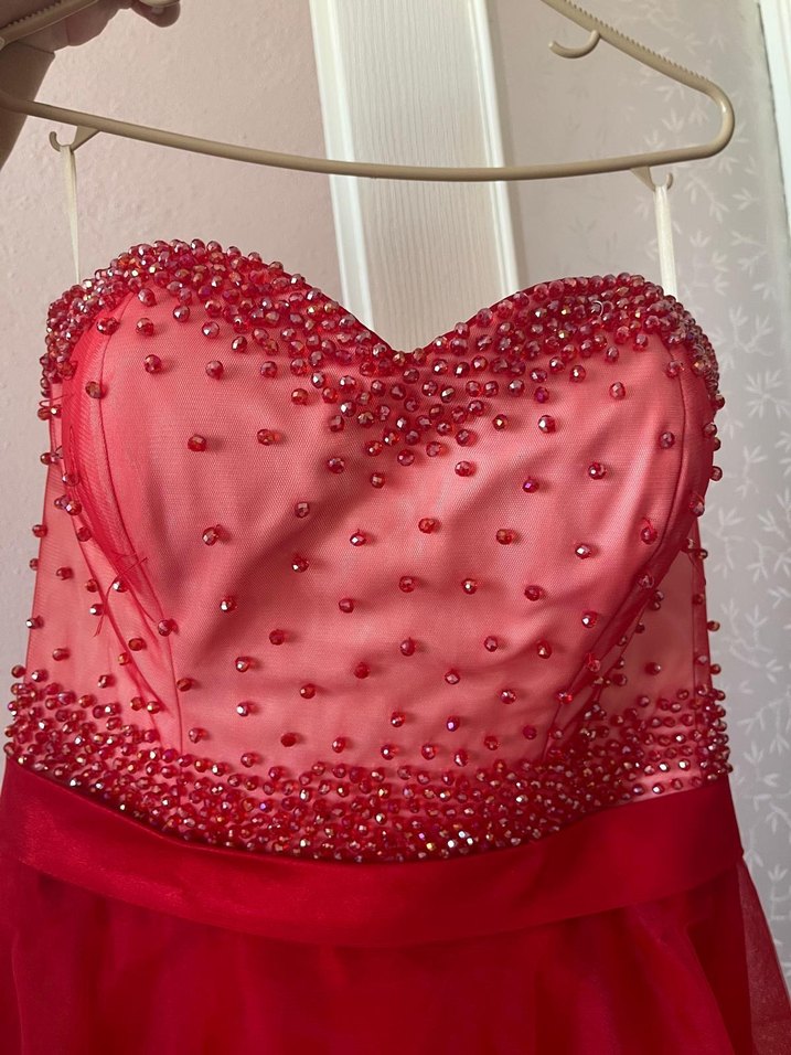 Nişanlık KINALIK Straplez Uzun Abiye Elbise - Görsel 2