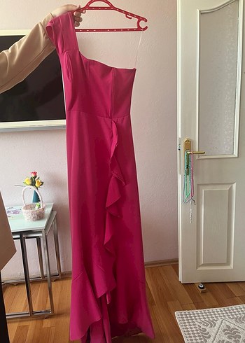 Pembe Abiye Elbise