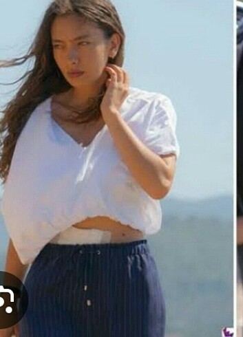 H&M lacivert pantolon