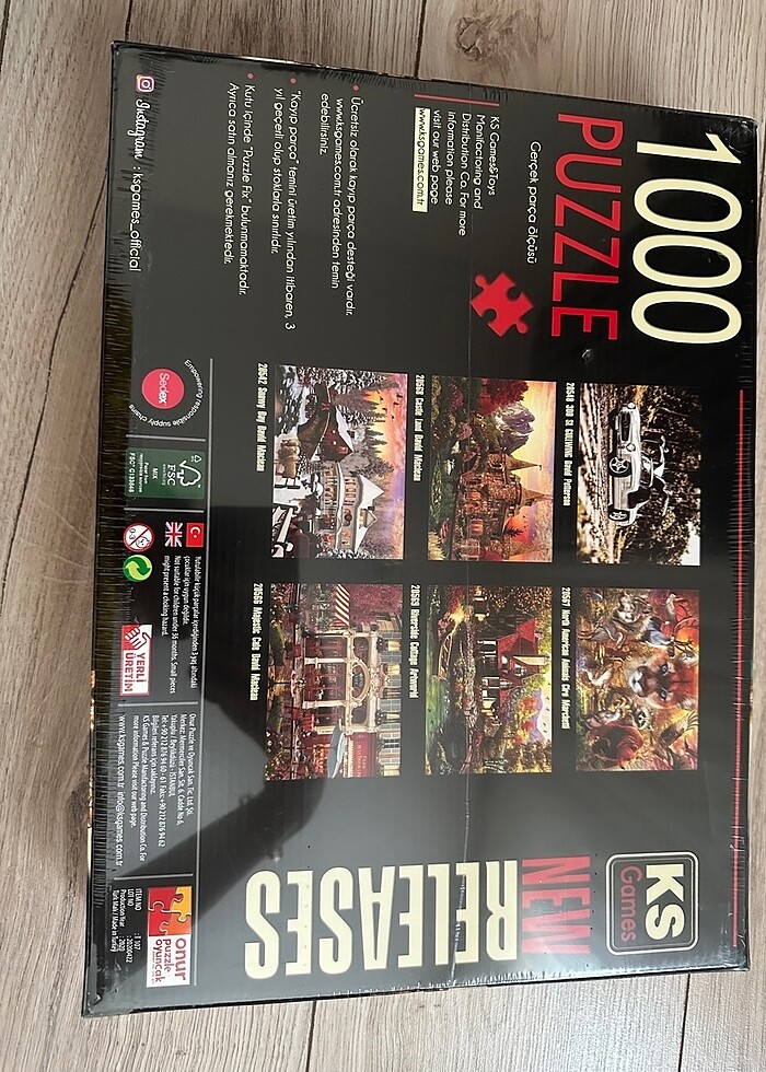 1000 parça puzzle - Görsel 2