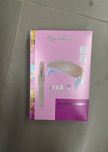 Pastel Pembe Manikür ve Pedikür Seti