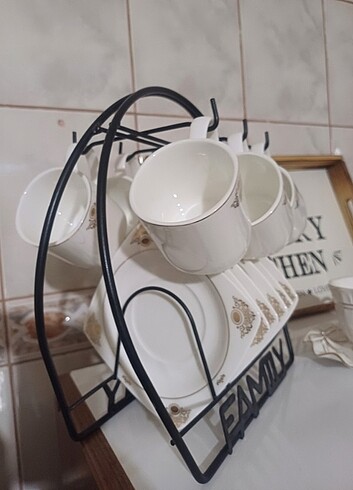Beden beyaz Renk Güral porselen kahve fincanı takımı