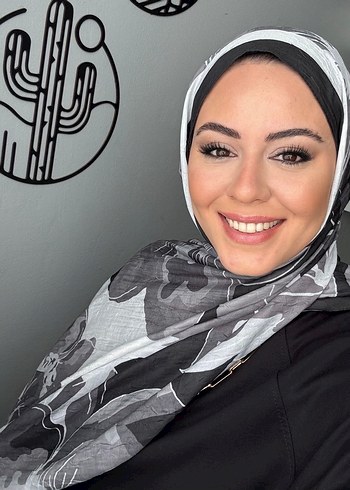  Beden Gri Siyah Çiçek Desenli Kadın Şal