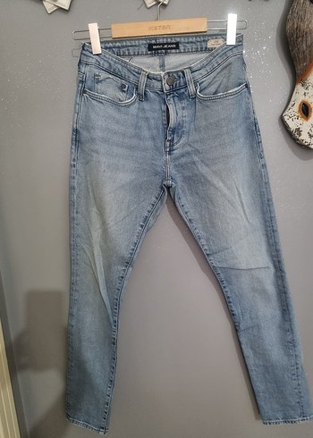 Açık Mavi Erkek Skinny Kot - Görsel 3