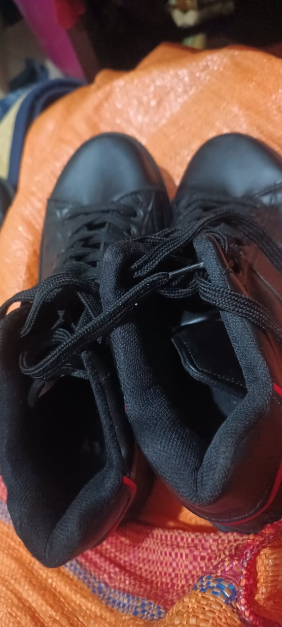 Siyah Erkek Spor Ayakkabı Bağcıkları - Görsel 2