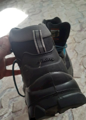 Gri Erkek Outdoor Botları Velcro Detaylı - Görsel 5