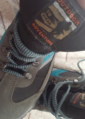 Gri Erkek Outdoor Botları Velcro Detaylı - Görsel 7