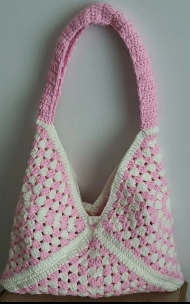 Örgü çanta - Görsel 3