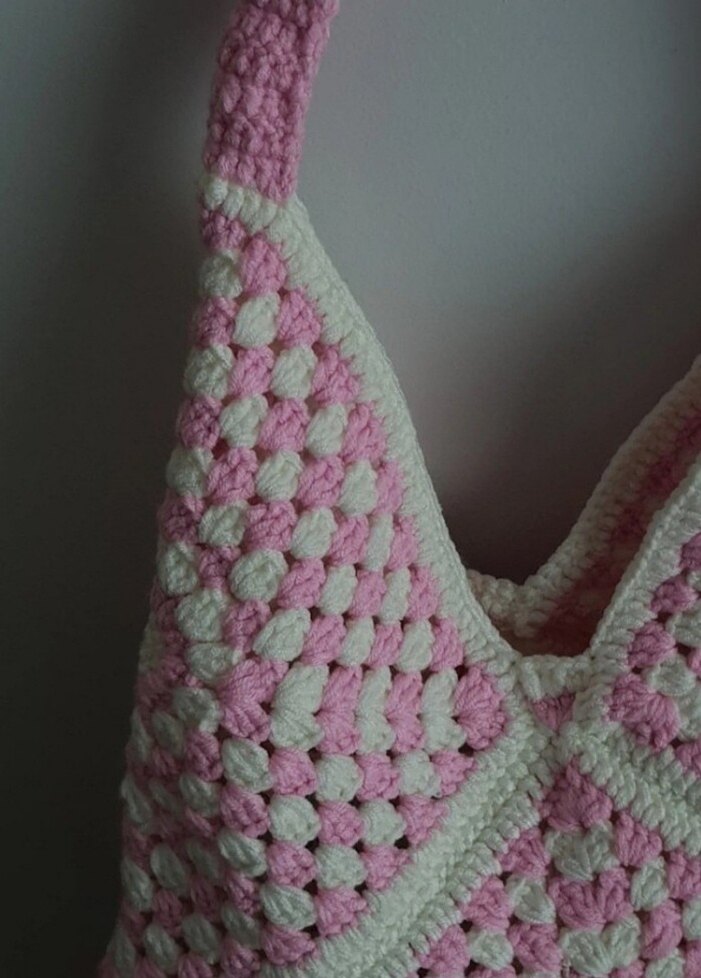 Örgü çanta - Görsel 2