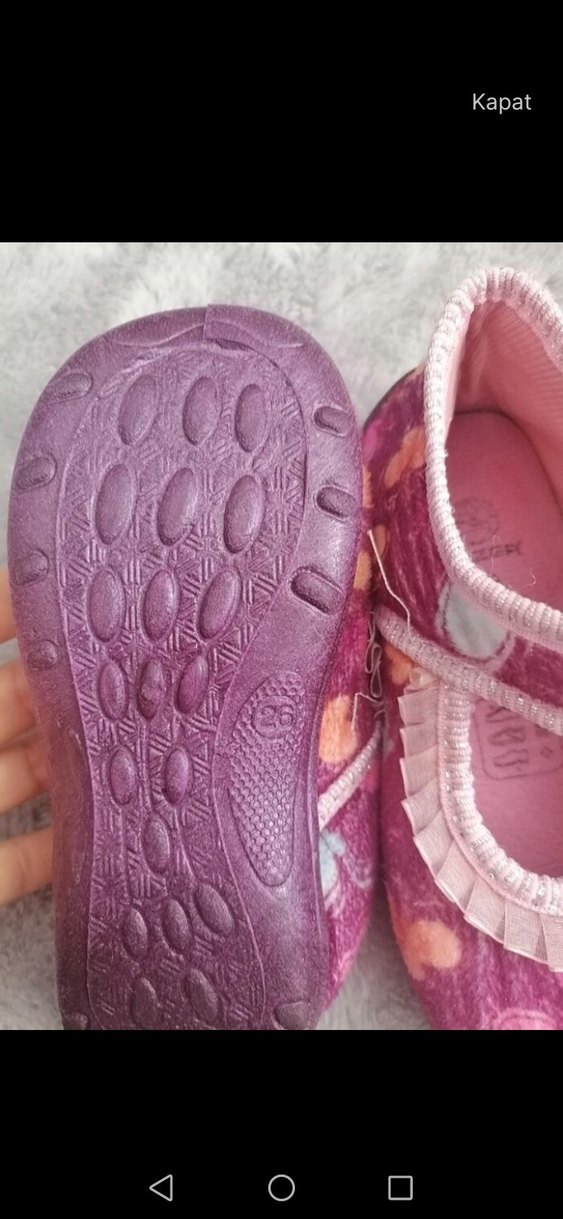 Kızlar için Renkli Fırfırlı Bohem Sıcak Terlik - Görsel 3