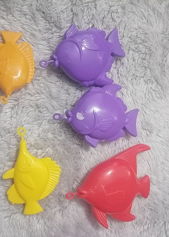 Renkli Balık Şekilli Su Oyuncakları - Görsel 2