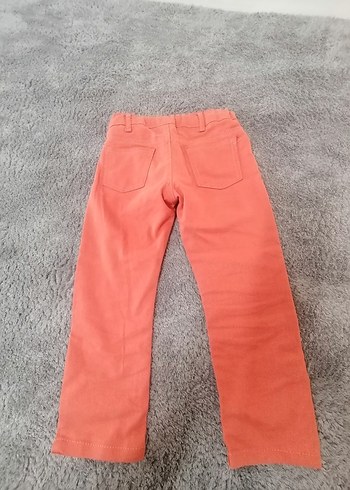 Düğmeli Pembe Kız Pantolonu - Görsel 2