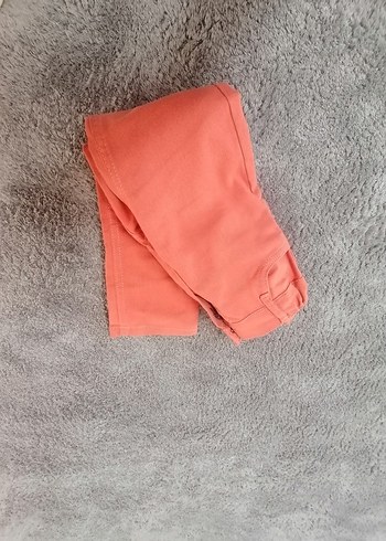 Düğmeli Pembe Kız Pantolonu - Görsel 3