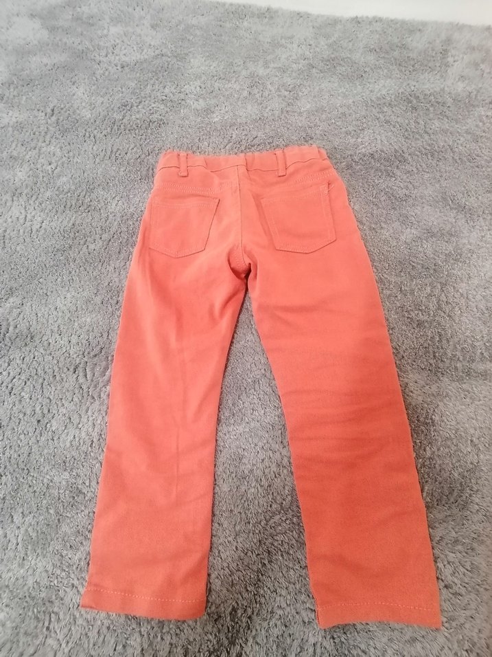 Düğmeli Pembe Kız Pantolonu - Görsel 2