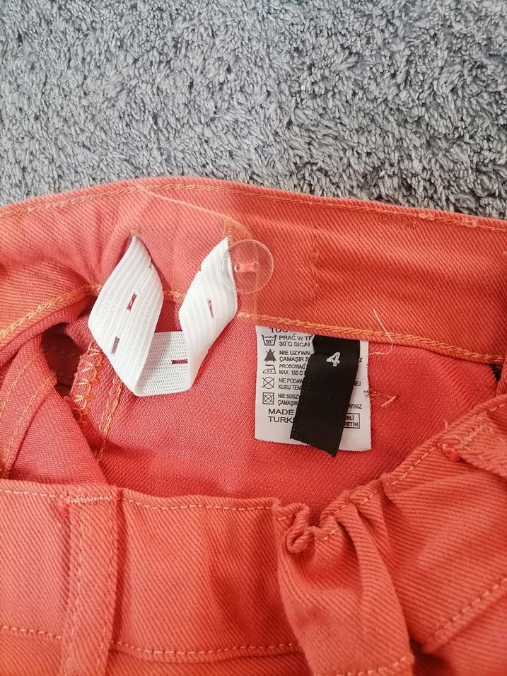 Düğmeli Pembe Kız Pantolonu - Görsel 4