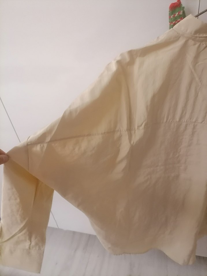 Bej Keten Kadın Gömlek  yenı hiç giyilmedı - Görsel 5