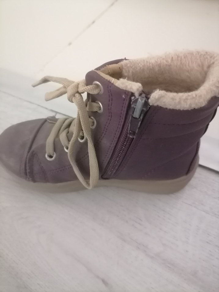 Kürklü Mor Süet Kız Botu - Görsel 3