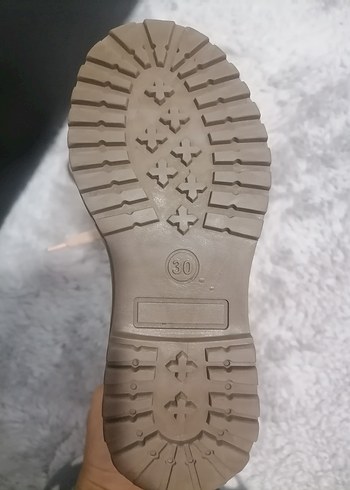 Peluş Detaylı Pembe Kız Çocuk Botu - Görsel 4