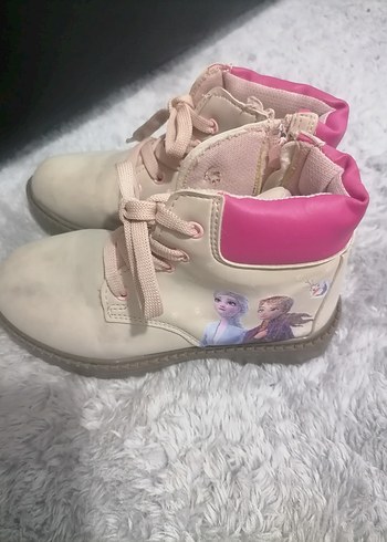 Peluş Detaylı Pembe Kız Çocuk Botu - Görsel 2