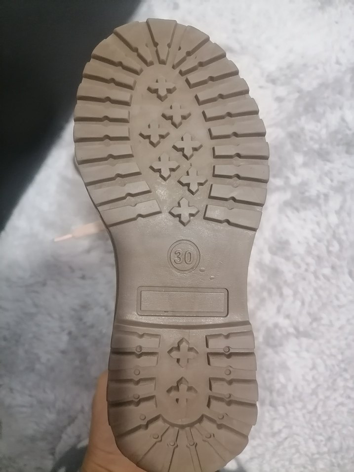 Peluş Detaylı Pembe Kız Çocuk Botu - Görsel 4