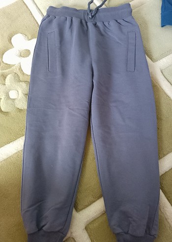 Gri Erkek Çocuk Bol Kesim Eşofman Altı ikili takım - Görsel 5