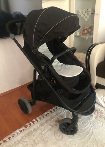 Prego Siyah Bebek Arabası Katlanabilir Model