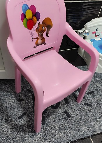 Diğer Pastel Pembe Çocuk Sandalyesi