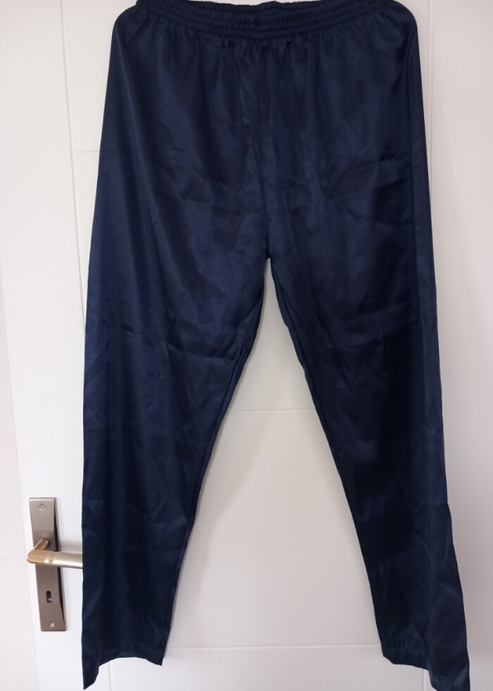 Lacivert saten erkek pjama takimi - Görsel 4