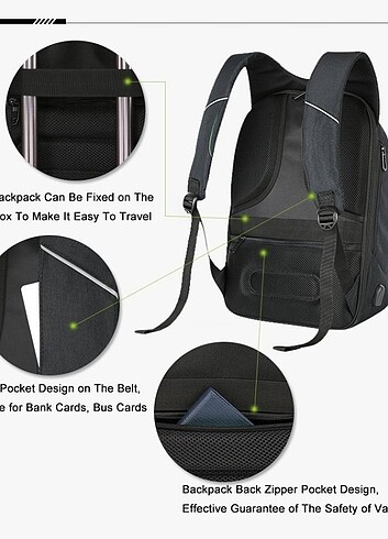Samsonite Securipak notebook 1.kalite sırt çanta